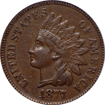 1877 PCGS XF-40.