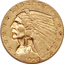 Two Indian Head Quarter Eagles. MS-60.