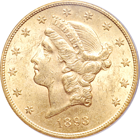 1893-S PCGS MS-62.