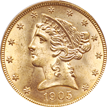 1905 PCGS MS-64.