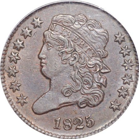 1825 PCGS AU-50.