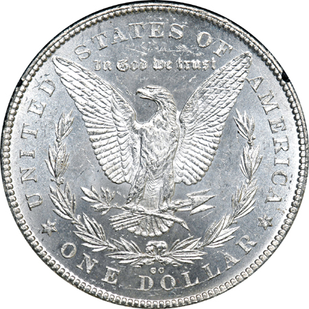 Three GSA Morgan Silver Dollars.