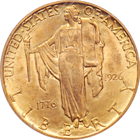 1926 America Sesquicentennial. PCGS MS-64.