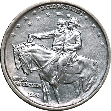 Two Silver Commemorative Half Dollars.