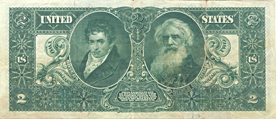 1896 $2.00.  VF.