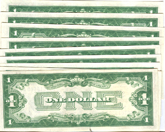 Ten Sequential 1934 $1.00.  CHCU.