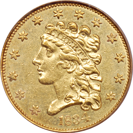 1834 PCGS AU-50.