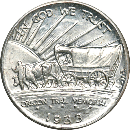 1933-D Oregon. MS-64.