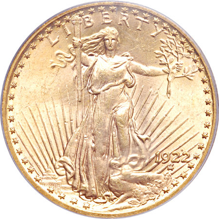 1922 PCGS MS-65.