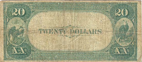 1882 $20.00. Mount Sterling, IL Charter# 2402 Value Back. VG.