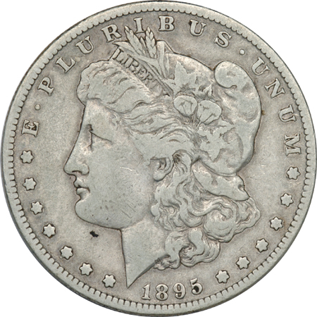 1895-O and 1895-S Morgan Silver Dollars.  VF-30.