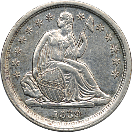 Three Seated Liberty Dimes.