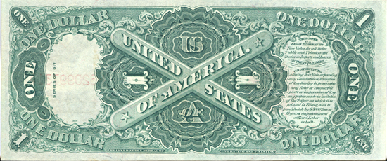 1917 $1.00.  AU.