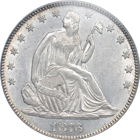 1876 PCGS MS-61.