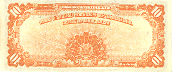 1922 $10.00.  CU.