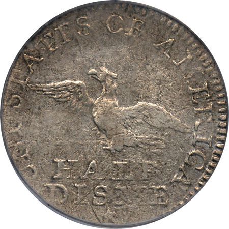 1792 PCGS VF-25.