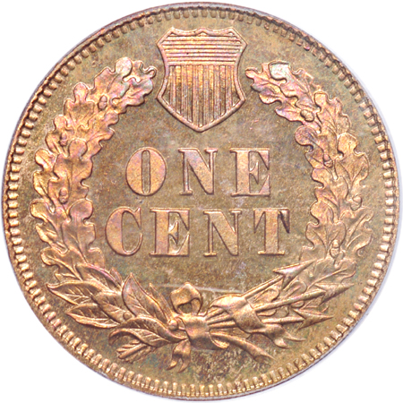 1878 PCGS PF-64 RB.