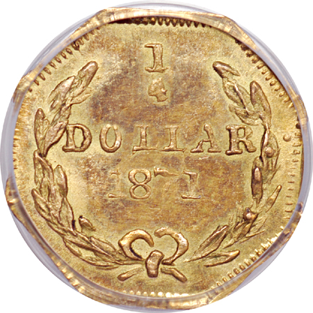 1871 PCGS MS-65.