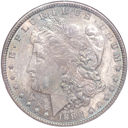 1888-O NGC MS-64.