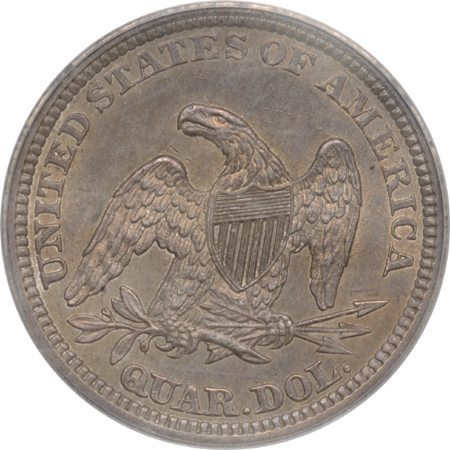 1861 PCGS MS-62.