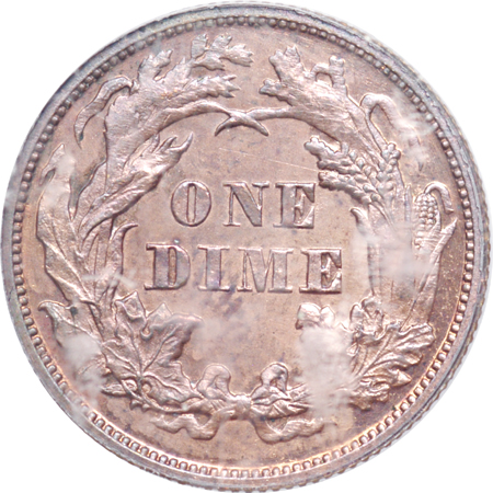 1865 J-421. PCGS PF-62 RB.