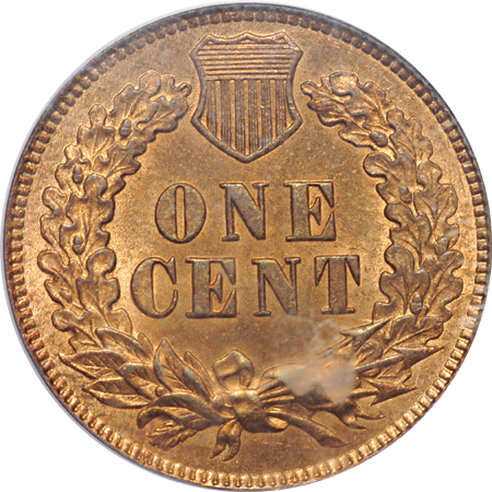 1873 Closed 3. PCGS MS-65 RB.