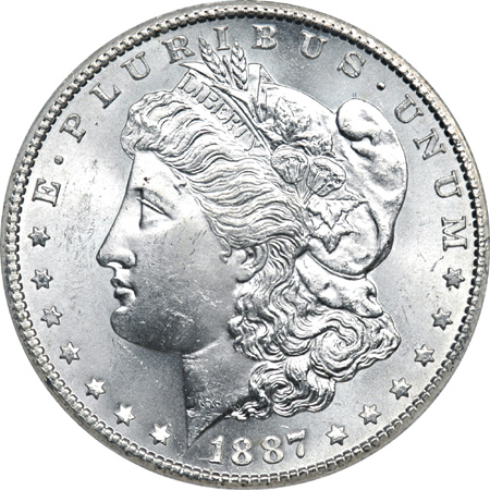 1887-S ANACS MS-64.