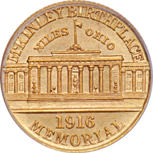 1916 McKinley. PCGS MS-65.