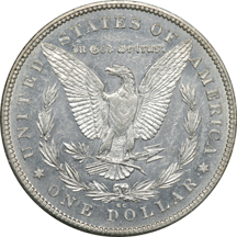 Three 1878-CC Morgan Silver Dollars.