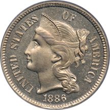 1886 PCGS PF-65.