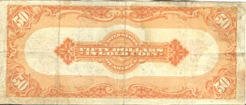 1913 $50.00.  VF.