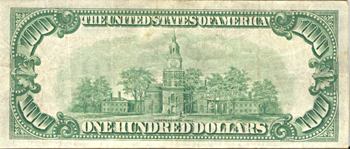 1928 $100.00.  VF.