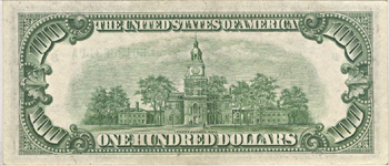 1934-A $100.00 St. Louis.  Mule PMG CHCU-64.