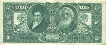 1896 $2.00.  XF.