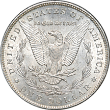 1891-CC Spitting Eagle.  MS-60+.