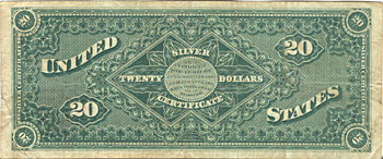 1886 $20.00.  F.