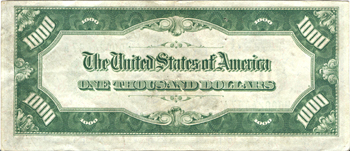 1928 $1,000.00 St. Louis.  AU.