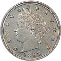 1897 PCGS PF-62.