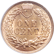 1875 PCGS MS-64 RB.