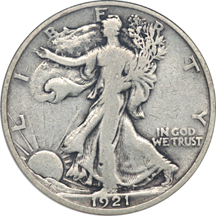 1921-D ANACS F-12.