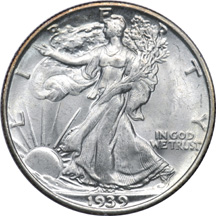 1939 P, D, and S. PCGS MS-64.