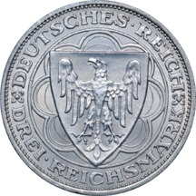 Eight Weimar Republic Coins.