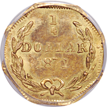 1871 PCGS MS-65.