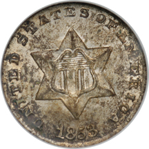 Three Three-Cent Pieces