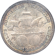 1893 Columbian. NGC MS-64.