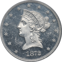 1872 J-1249. PCGS PF-63.