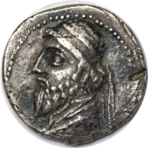 Drachm of Parthian King Artabanus I 127-123 B.C.E.