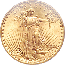 1922 PCGS MS-65.