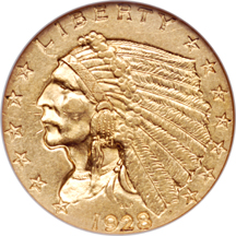 1928 NGC AU-58.