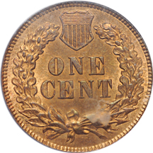 1873 Closed 3. PCGS MS-65 RB.